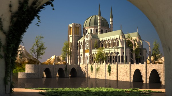 3d cathedral - Cathedral by XDAE